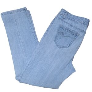 BandolinoBlu Mandi Jeans Women's Blue Denim Embroidered Pockets Size 14